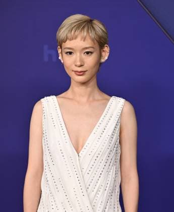Moeka Hoshi arrives for the 76th annual Primetime Emmy Awards at the Peacock Theater in Los Angeles on Sunday, September 15, 2024.  LAP202409150761 CHRISxCHEW
