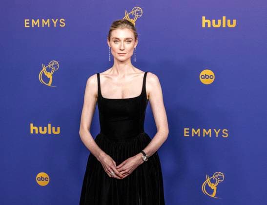 Actor Elizabeth Debicki arrives for the 76th annual Primetime Emmy Awards at the Peacock Theater in Los Angeles on Sunday, September 15, 2024.  LAP202409150220 ALEXxGALLARDO