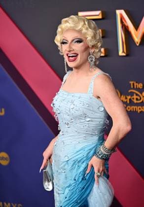 Plasma arrives for the 76th annual Primetime Emmy Awards at the Peacock Theater in Los Angeles on Sunday, September 15, 2024.  LAP202409150817 CHRISxCHEW