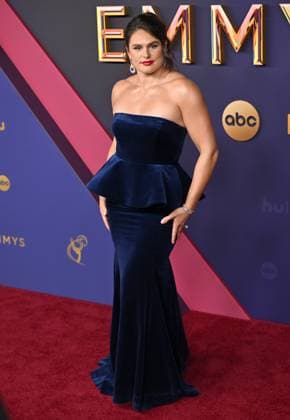 Ilona Maher arrives for the 76th annual Primetime Emmy Awards at the Peacock Theater in Los Angeles on Sunday, September 15, 2024.  LAP202409150803 CHRISxCHEW