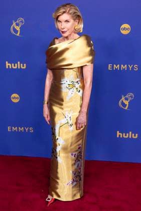 Christine Baranski arrives for the 76th annual Primetime Emmy Awards at the Peacock Theater in Los Angeles on Sunday, September 15, 2024.  LAP202409150224 ALEXxGALLARDO