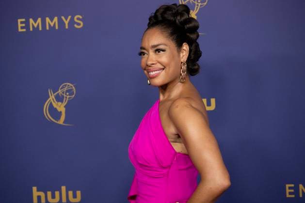 Gina Torres arrives for the 76th annual Primetime Emmy Awards at the Peacock Theater in Los Angeles on Sunday, September 15, 2024.  LAP202409150288 ALEXxGALLARDO