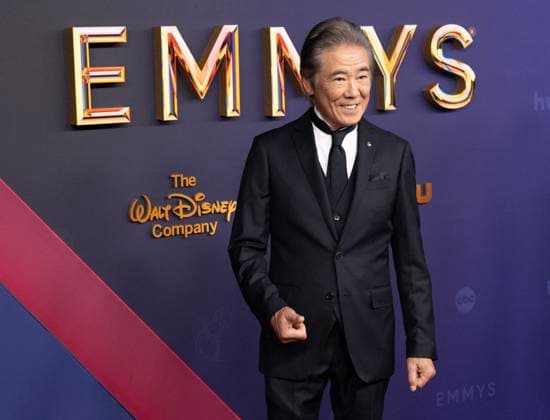Tokuma Nishioka arrives for the 76th annual Primetime Emmy Awards at the Peacock Theater in Los Angeles on Sunday, September 15, 2024.  LAP202409150310 ALEXxGALLARDO