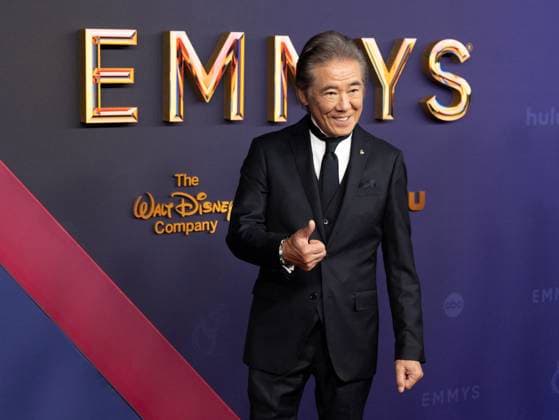 Tokuma Nishioka arrives for the 76th annual Primetime Emmy Awards at the Peacock Theater in Los Angeles on Sunday, September 15, 2024.  LAP202409150311 ALEXxGALLARDO