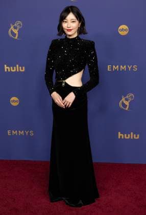 Yuka Kouri arrives for the 76th annual Primetime Emmy Awards at the Peacock Theater in Los Angeles on Sunday, September 15, 2024.  LAP202409150312 ALEXxGALLARDO