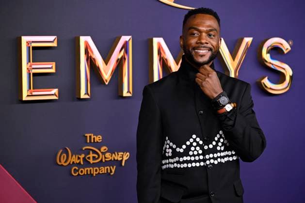 Jordan Temple arrives for the 76th annual Primetime Emmy Awards at the Peacock Theater in Los Angeles on Sunday, September 15, 2024.  LAP202409150353 ALEXxGALLARDO