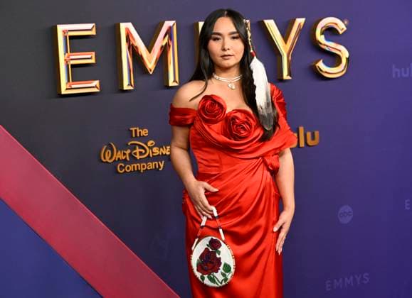 Isabella Star LaBlanc arrives for the 76th annual Primetime Emmy Awards at the Peacock Theater in Los Angeles on Sunday, September 15, 2024.  LAP202409150356 ALEXxGALLARDO