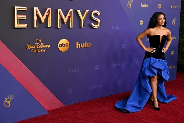 Susan Kelechi Watson arrives for the 76th annual Primetime Emmy Awards at the Peacock Theater in Los Angeles on Sunday, September 15, 2024.  LAP202409150359 ALEXxGALLARDO
