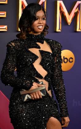 Dr. Shamell Bell arrives for the 76th annual Primetime Emmy Awards at the Peacock Theater in Los Angeles on Sunday, September 15, 2024.  LAP202409150369 ALEXxGALLARDO
