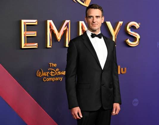 Benjamin Forkner arrives for the 76th annual Primetime Emmy Awards at the Peacock Theater in Los Angeles on Sunday, September 15, 2024.  LAP202409150386 ALEXxGALLARDO