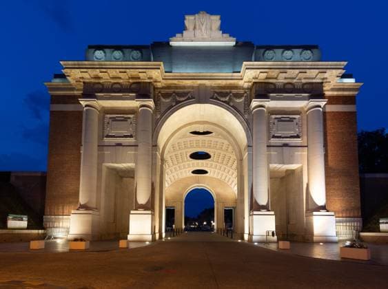 Impressions of Ypres Ieper Ypres, BELGIUM 25 07 2019. Menenpoort memorium. Mémorial de la Porte de Menin. Ieper Belgium  Copyright: xChristophexVandercamx