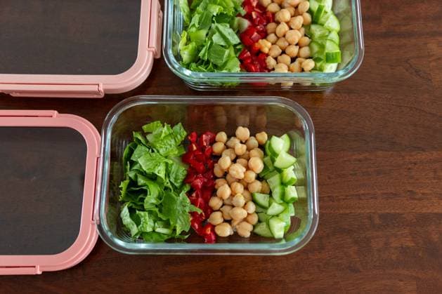 IMAGO Creative, Food, Trend, Meal Prep Wide view of finished lunch preparation Harrisburg, Pennsylvania, United States R_ANKM240915-1541786-01
