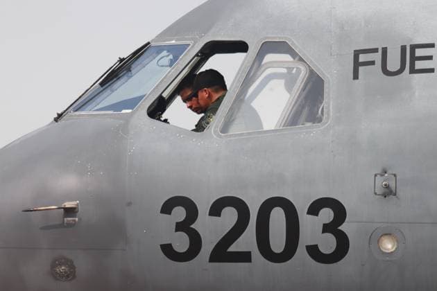 Mexican Air Force pilots prepare before flying military planes during the celebration the military civic parade in commemoration of the 214th anniversary of Mexico s Independence Day. on September 16, 2024 in Mexico City, Mexico. Mexico City Mexico - ZUMAe321 20240916_zia_e321_028 Copyright: xCarlosxSantiagox