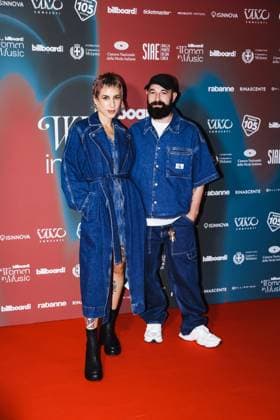 Milan, The photocall for the red carpet of Billboard Women in Music at the Teatro Manzoni. In the photo: Coma Cose  Copyright: xAlessandroxBremecx xipa-agency.nx xx IPA_Agency_IPA49744347