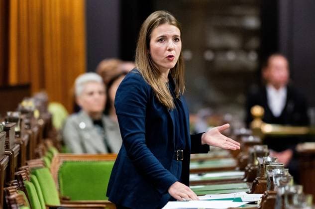 September 16, 2024, Ottawa, On, Canada: Conservative MP Raquel Danch speaks during an emergency debate, which was called after six First Nations people died at the hands of police officers over the last two weeks, in the House of Commons on Parliament Hill in Ottawa, Monday, Sept. 16, 2024. Ottawa Canada  - ZUMAc35_ 20240916_zaf_c35_117 Copyright: xSpencerxColbyx