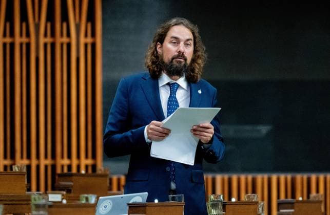 September 16, 2024, Ottawa, On, Canada: Bloc Quebecois MP So bastien Lemire speaks during an emergency debate, which was called after six First Nations people died at the hands of police officers over the last two weeks, in the House of Commons on Parliament Hill in Ottawa, Monday, Sept. 16, 2024. Ottawa Canada  - ZUMAc35_ 20240916_zaf_c35_126 Copyright: xSpencerxColbyx