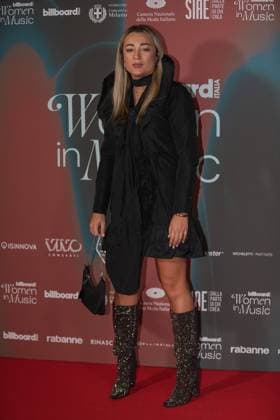 News - Bilboard Music Award, Red Carpet - photocall Greta Tedeschi Attends Billboard Women In Music Red Carpet Photocall At Teatro Manzoni during Bilboard Music Award, Red Carpet - photocall, News in Milano, Italy, September 16 2024 Milano Teatro Manzoni, Milan Italy Copyright: xLucaxMichelix xLiveMediax LPN_1523492