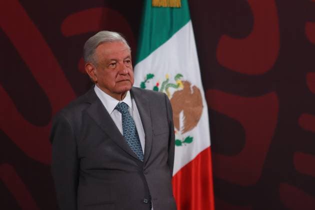 Mexican President Andres Manuel Lopez Obrador talked about the last security cabinet conference of his six-year term during a briefing conference at National Palace. on September 17, 2024 in Mexico City, Mexico. Mexico City Mexico - ZUMAe321 20240917_zia_e321_012 Copyright: xCarlosxSantiagox
