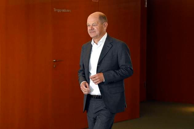 Olaf Scholz at the reception for the winners of the 59th Federal Youth Research Competition at the Federal Chancellery Berlin, 18 09 2024 Foto:xF.xKernx xFuturexImagex scholz_jugend_4901