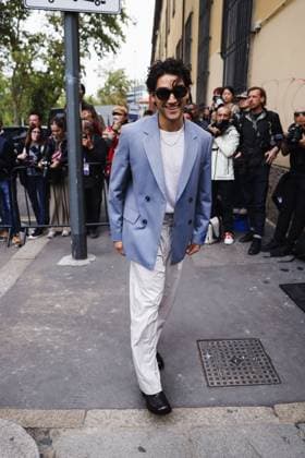 Milan, Milan Women s Fashion Week: Spring Summer 2025 - Arrivals at the Boss show. Pictured: Josh Heuston  Copyright: xAlessandroxBremecx xipa-agency.nx xx IPA_Agency_IPA49814825