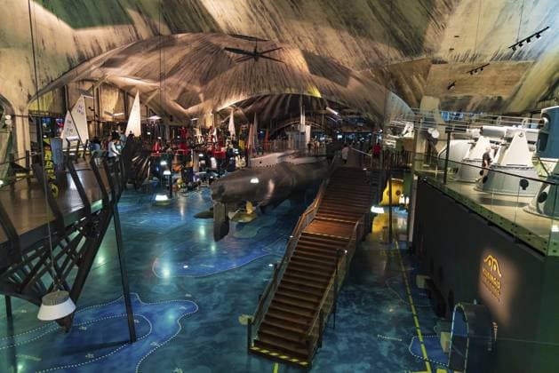 Wasserflugzeughafen (Lennusadam), ein Schifffahrtsmuseum in Tallinn, Estland, Europa Seaplane Harbour (Lennusadam), a maritime museum in Tallinn, Estonia, Europe Copyright: imageBROKER ChunxJuxWu ibliqx11291835.jpg