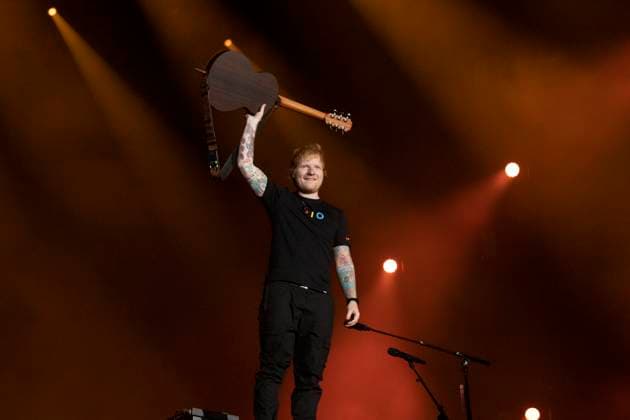 RIO DE JANEIRO, RJ - 20.09.2024: ROCK IN RIO 40 2024 - British singer Ed Sheeran closed the night this Thursday (19), on the Palco Mundo stage at Rock In Rio. x2617518x  CarlosxEliasxJunior