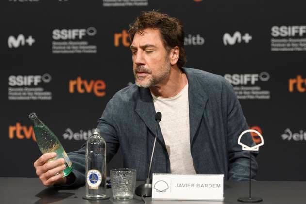 Javier Bardem at the press conference for the presentation of the Donostia Award at the 72nd San Sebastian International Film Festival Festival Internacional de Cine de San Sebastian in the Kursaal San Sebastian, 20 09 2024 Foto:xC.xNiehausx xFuturexImagex bardem_4916