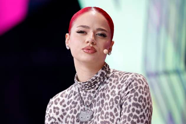 Rapperin Badmomzjay (Jordan Napieray) bei ihrem Auftritt im Rahmen von Europas führender Digitalisierungsinitiative auf Entscheider-Level DIGITAL X im Mediapark. Köln, 19.09.2024 NRW Deutschland *** Rapper Badmomzjay Jordan Napieray performing as part of Europes leading digitalization initiative at decision-maker level DIGITAL X at Mediapark Cologne, 19 09 2024 NRW Germany Copyright: xChristophxHardtx