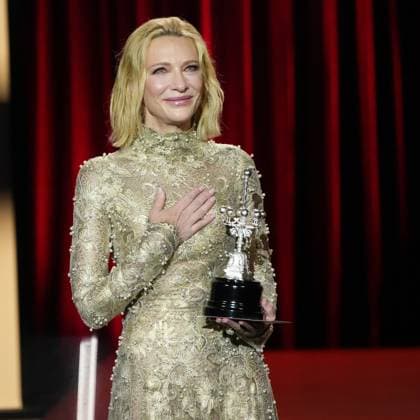 Presentation of the Donostia Award to Cate Blanchett Actress Cate Blanchett receives the Donostia Award at the San Sebastian Film Festival, September 21, 2024, in San Sebastian, Guipuzcoa, Basque Country Spain Blanchett has received the Donostia Award while starring in the official poster of the 72nd edition of the Festival The Australian actress has accumulated more than 200 recognitions and awards, including two Oscars, two Volpi Cups at the Venice Film Festival, four Bafta Awards and four Golden Globes, the honorary César and the International Goya in a career spanning more than three decades that combines auteur cinema with films aimed at the general public 21 SEPTEMBER 2024 SSIFF CATE BLANCHETT DONOSTIA ACTRESS FILM AWARD SAN SEBASTIA  Copyright: xUnanuex 6226604