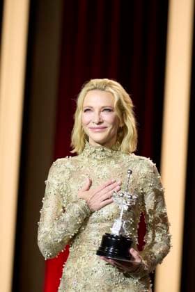 72nd San Sebastian International Film Festival: ˜Cate Blanchet - Donostia Award Cate Blanchet receives the Donosti Award during 72nd San Sebastian International Film Festival at Kursaal Palace on September 21, 2024 in Donostia San Sebastian, Spain Photo by IMAGO MPG Donostia San Sebastian Kursaal Palace Euskadi Spain  Copyright: xMPGx