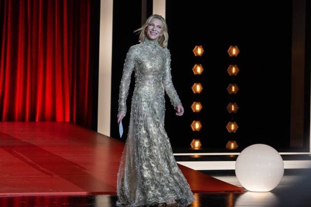 September 21, 2024, San Sebastian, Spain: Actress Cate Blanchet at the entrance of the gala where she received her career achievement award at the 72nd San Sebastian Film Festival. San Sebastian Spain - ZUMAs197 20240921_aaa_s197_126 Copyright: xJavixJuliox