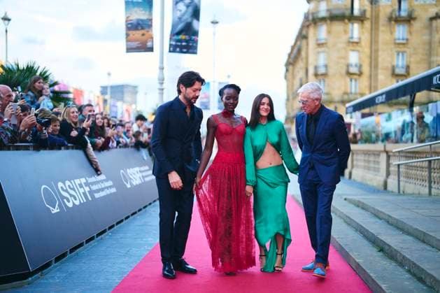72nd San Sebastian International Film Festival: The Wild Robot Red Carpet Macarena Garcia, Alvaro Morte, Chris Sanders, Lupita Nyong o attended The Wild Robot Red Carpet during 72nd San Sebastian International Film Festival at Victoria Eugenia Theatre on September 22, 2024 in Donostia San Sebastian, Spain Photo by IMAGO MPG Donostia San Sebastian Victoria Eugenia Theatre Euskadi Spain  Copyright: xMPGx