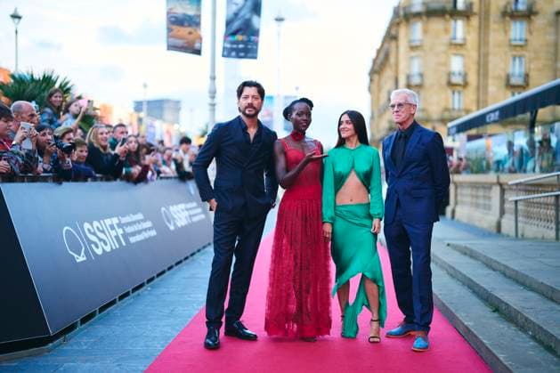 72nd San Sebastian International Film Festival: The Wild Robot Red Carpet Macarena Garcia, Alvaro Morte, Chris Sanders, Lupita Nyong o attended The Wild Robot Red Carpet during 72nd San Sebastian International Film Festival at Victoria Eugenia Theatre on September 22, 2024 in Donostia San Sebastian, Spain Photo by IMAGO MPG Donostia San Sebastian Victoria Eugenia Theatre Euskadi Spain  Copyright: xMPGx