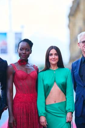 72nd San Sebastian International Film Festival: The Wild Robot Red Carpet Macarena Garcia, Lupita Nyong o attended The Wild Robot Red Carpet during 72nd San Sebastian International Film Festival at Victoria Eugenia Theatre on September 22, 2024 in Donostia San Sebastian, Spain Photo by IMAGO MPG Donostia San Sebastian Victoria Eugenia Theatre Euskadi Spain  Copyright: xMPGx