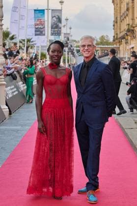 The Wild Robot Robot Salvaje Premiere - 72nd San Sebastian Film Festival Lupita Nyong o and Chris Sanders attend the red carpet of the film The Wild Robot during the 72nd San Sebastian International Film Festival in San Sebastian, Spain, on September 20, 2024. san sebastian Spain  Copyright: xCOOLMediax originalFilename: coolmedia-notitle240922_np3HO.jpg
