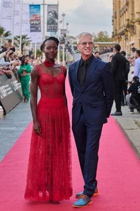 The Wild Robot Robot Salvaje Premiere - 72nd San Sebastian Film Festival Lupita Nyong o and Chris Sanders attend the red carpet of the film The Wild Robot during the 72nd San Sebastian International Film Festival in San Sebastian, Spain, on September 20, 2024. san sebastian Spain  Copyright: xCOOLMediax originalFilename: coolmedia-notitle240922_nph0B.jpg