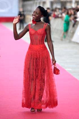 Lupita Nyong o at the premiere of the animated film The Wild Robot The Wild Robot at the 72nd San Sebastian International Film Festival Festival Internacional de Cine de San Sebastian at the Victoria Eugenia Theater San Sebastian, 22 09 2024 Foto:xC.xNiehausx xFuturexImagex robot_4951