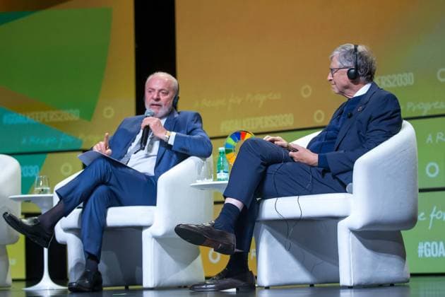 September 23, 2024, Nova York, Ny, USA: Brazilian President Luiz InoÂ¡cio Lula da Silva during the annual Goalkeepers Awards ceremony, organized by the Bill and Melinda Gates Foundation in New York, United States, on Monday, 23. Nova York USA - ZUMAc233 20240923_zsp_c233_005 Copyright: xVanessaxCarvalhox