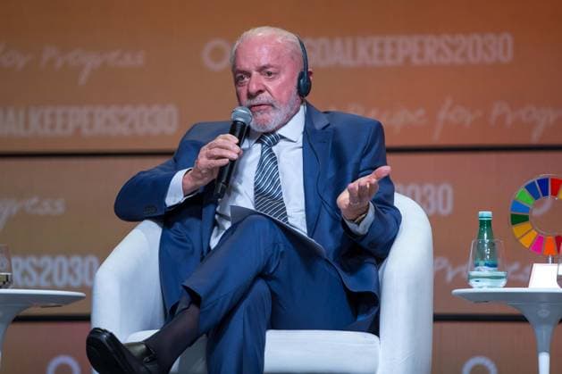 September 23, 2024, Nova York, Ny, USA: Brazilian President Luiz InoÂ¡cio Lula da Silva during the annual Goalkeepers Awards ceremony, organized by the Bill and Melinda Gates Foundation in New York, United States, on Monday, 23. Nova York USA - ZUMAc233 20240923_zsp_c233_012 Copyright: xVanessaxCarvalhox