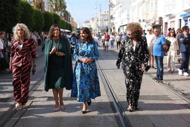 Anne Hidalgo receives the XIII Cortes de la Real Isla de León Award Cadiz The mayor of Paris, Anne Hidalgo, during the presentation of the XIII Cortes de la Real Isla de León Award in San Fernando, on September 24, 2024 in Cadiz Andalusia, Spain The Cortes de la Real Isla de León Award of 1810 recalls that San Fernando was the seat and cradle of parliamentarism and constitutionalism that currently govern the life of our country. It was born at the dawn of the commemoration of the Bicentennial of the Constitution of 1812 and symbolizes the values of the anniversary of Las Cortes, being awarded in the framework of the celebration of the historic September 24 24 24 SEPTEMBER 2024 Cadiz Andalucia Cadiz Andalucia Espana  Copyright: xNachoxFradex 6232506