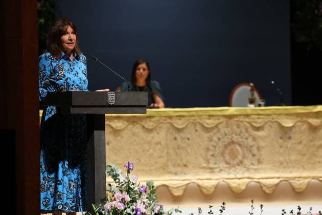 Anne Hidalgo receives the XIII Cortes de la Real Isla de León Award Cadiz The mayor of Paris, Anne Hidalgo, during the presentation of the XIII Cortes de la Real Isla de León Award in San Fernando, on September 24, 2024 in Cadiz Andalusia, Spain The Cortes de la Real Isla de León Award of 1810 recalls that San Fernando was the seat and cradle of parliamentarism and constitutionalism that currently govern the life of our country. It was born at the dawn of the commemoration of the Bicentennial of the Constitution of 1812 and symbolizes the values of the anniversary of Las Cortes, being awarded in the framework of the celebration of the historic September 24 24 24 SEPTEMBER 2024 Cadiz Andalucia Cadiz Andalucia Espana  Copyright: xNachoxFradex 6232574