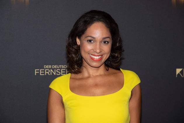 Jana PAREIGIS, Presenter, Red Carpet, Red Carpet Show, Arrival, Arrival, German Television Award Ceremony, The Night of the Creatives The German Television Award 2024, German Television Award 2024 in Cologne, on 24 09 2024