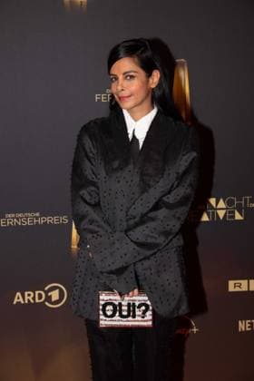 Collien ULMEN FERNANDES, Actress, Red Carpet, Red Carpet Show, Arrival, Arrival, German Television Award Ceremony, The Night of the Creatives The German Television Award 2024, German Television Award 2024 in Cologne, on 24 09 2024