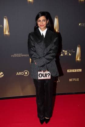 Collien ULMEN FERNANDES, Actress, Red Carpet, Red Carpet Show, Arrival, Arrival, German Television Award Ceremony, The Night of the Creatives The German Television Award 2024, German Television Award 2024 in Cologne, on 24 09 2024