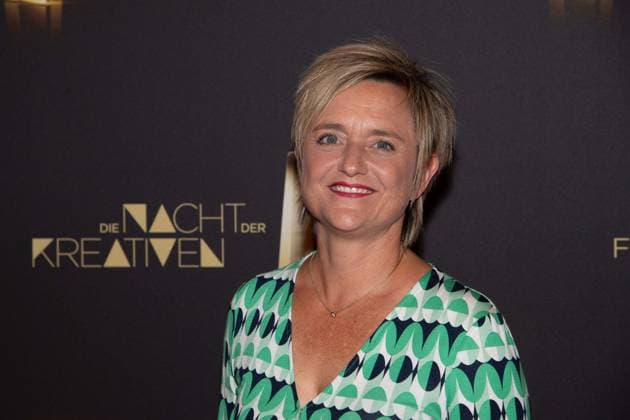 Ellen EHNI, WDR Editor-in-Chief, Presenter, Red Carpet, Red Carpet Show, Arrival, German Television Award Ceremony, The Night of the Creatives The German Television Award 2024, German Television Award 2024 in Cologne, on 24 09 2024