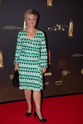 Ellen EHNI, WDR Editor-in-Chief, Presenter, Red Carpet, Red Carpet Show, Arrival, German Television Award Ceremony, The Night of the Creatives The German Television Award 2024, German Television Award 2024 in Cologne, on 24 09 2024