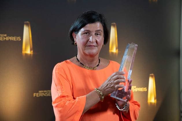 Annette MUFF, Award Winner Best Montage Information Documentary German Television Award Ceremony, The Night of the Creatives The German Television Award 2024, German Television Award 2024 in Cologne, on 24 09 2024