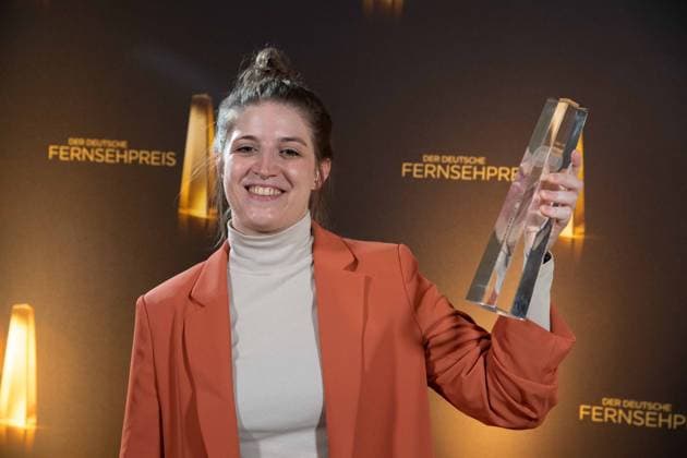Anna KUEHLEIN, Kühlein, Award Winner Best Music Fiction German Television Award Ceremony, The Night of the Creatives The German Television Award 2024, German Television Award 2024 in Cologne, on 24 09 2024