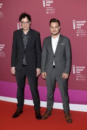 Presentation of the German Founder Award at the ZDF Hauptstadtstudio Johannes Laier andNathanael Laier finalists at the German Founder Award ceremony at the ZDF Hauptstadtstudio in Berlin Copyright: xEventpressxTimmx