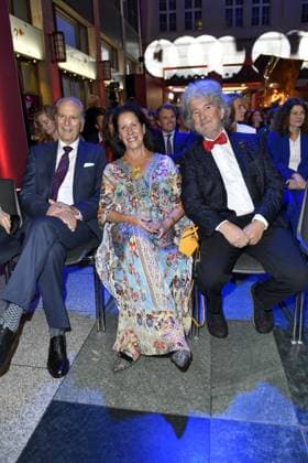 Presentation of the German Founder Award at the ZDF Hauptstadtstudio Dr Jürgen Heraeus, Dr Maria do Rosario Almeida Ritter and husband Alfred Theodor Ritter Ritter Sport at the presentation of the German Founder Award at the ZDF Hauptstadtstudio in Berlin Copyright: xEventpressxTimmx